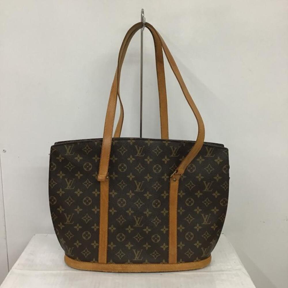 Louis Vuitton Tote Bag Babylon Monogram Canvas Leather Brown